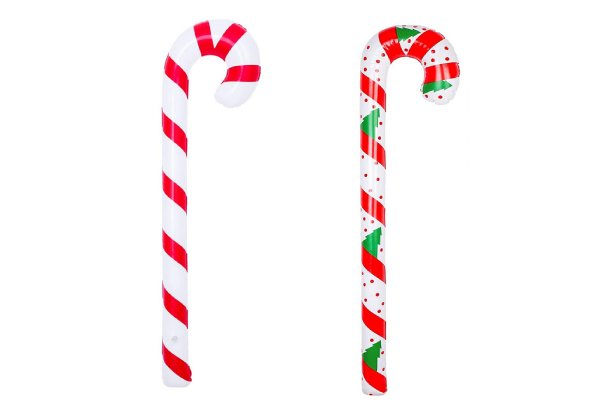 Inflatable Christmas Cane Range - Two Styles Available & Option for Two-Pack or Four-Pack