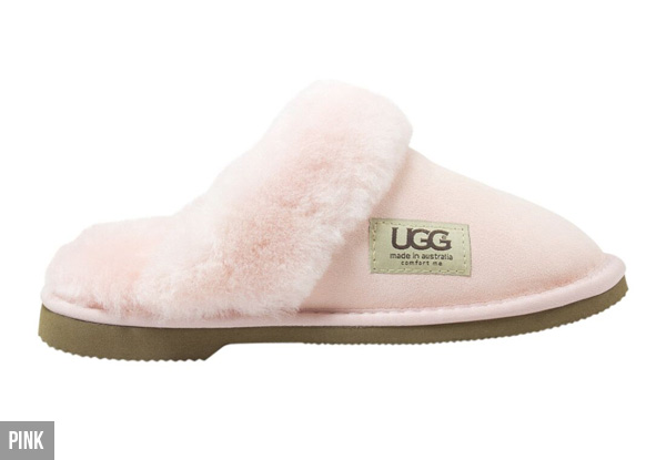 Comfort Me Women’s 'Wombat' Memory Foam Fur Trim UGG Scuffs - Four Colours Available