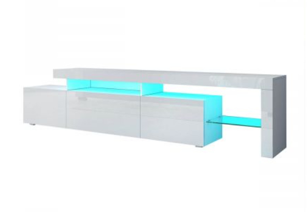 LED TV Cabinet with Drawer - Two Colours Available