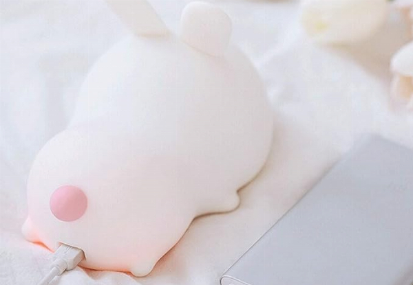 Cat Colour Changing & Touch Control Night Light - Option for Bunny