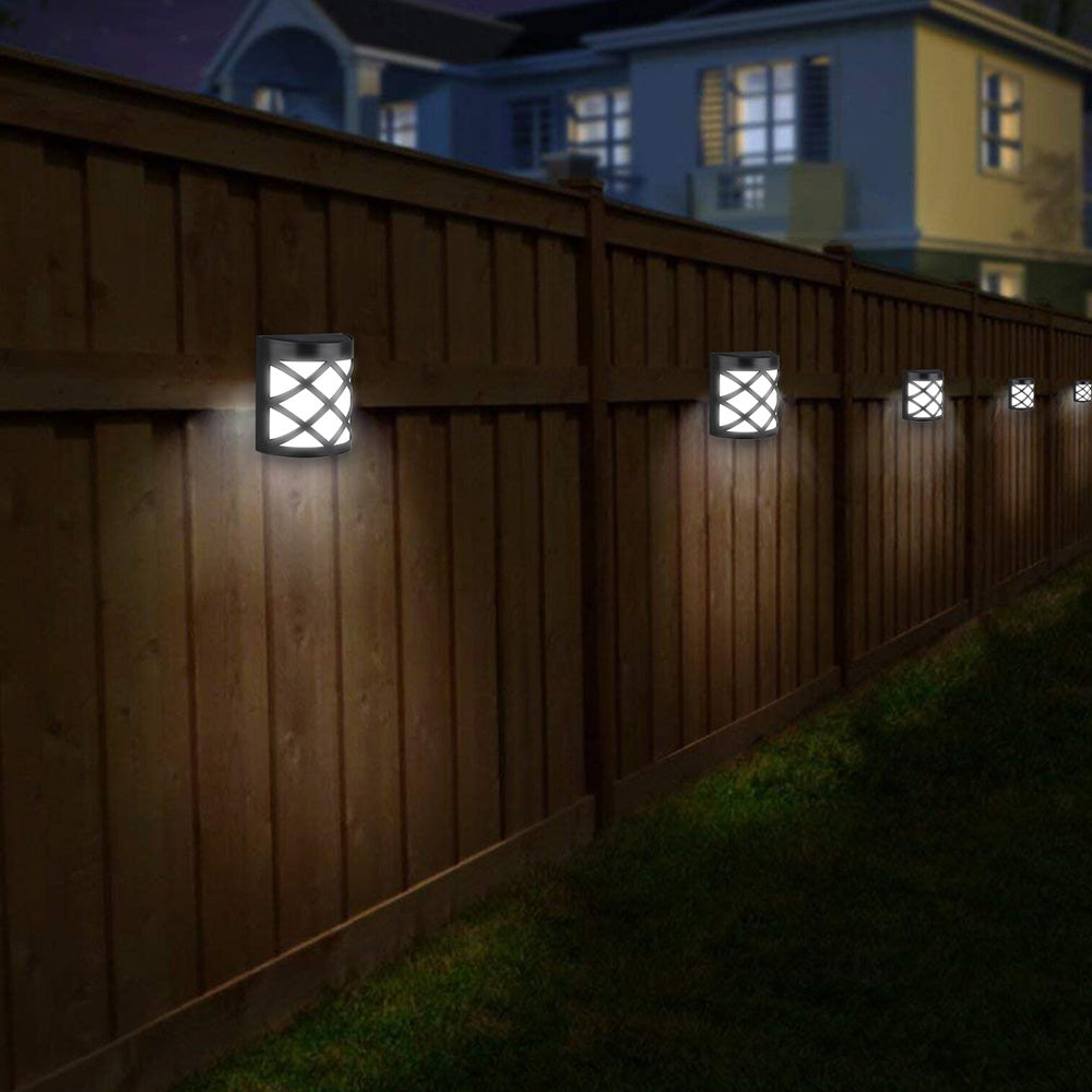 Outdoor LED Solar Garden Wall Light - Two Colours Available