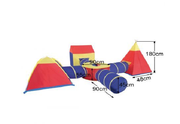 Deluxe Kids Tunnel & Play Tent