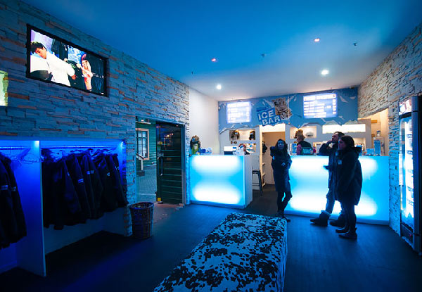 One Adult Ice Bar Entry incl. a Cocktail or Mocktail - Option for Two Adults & Family Entry