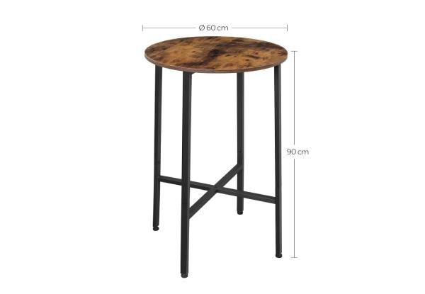 60x90cm Round Bar Table