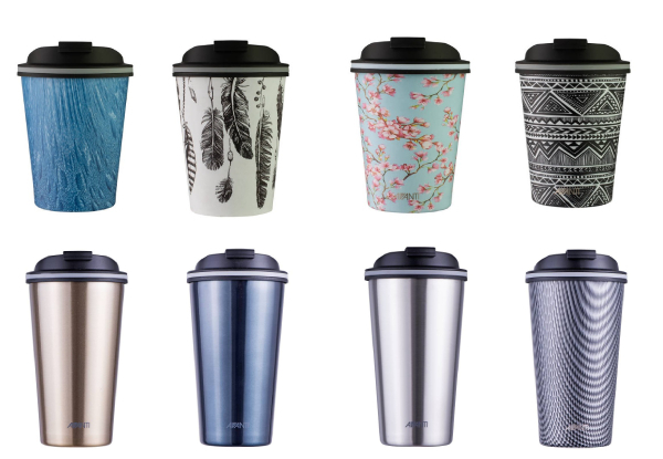 Avanti Stainless Steel Go Cup Range - Eight Options Available