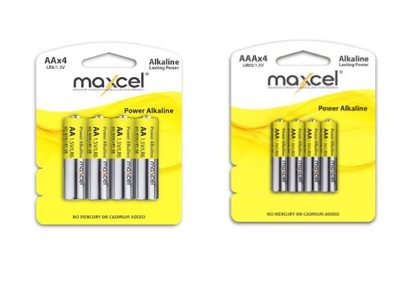 48-Pack of Maxcel Performance ALKALINE Batteries - Options for AA or AAA Available