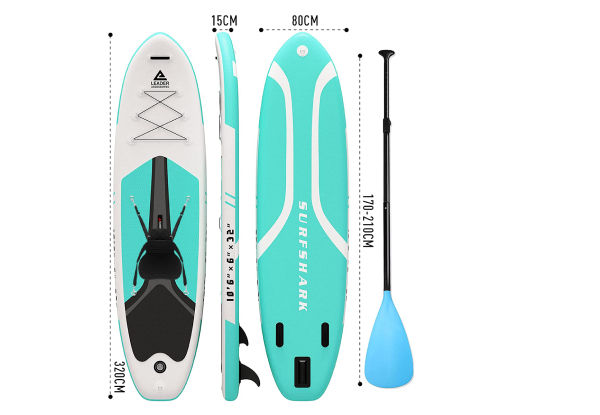 Inflatable SUP Paddle Surfing Board with Seat - Two Styles Available