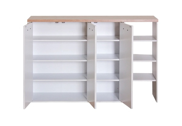 Orewa Shoe Cabinet with Open Shelf