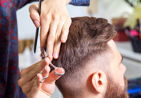Cut, Wash & Blow Wave - Option for a Men's Cut