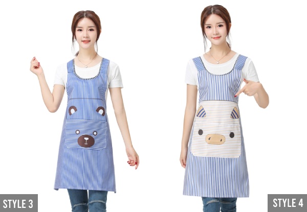 Cooking Apron with Pockets - Eight Designs Avaible