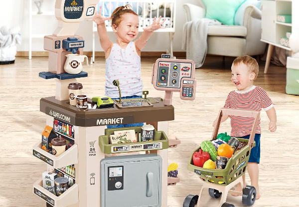 Kids Supermarket Playset - Two Sets Available