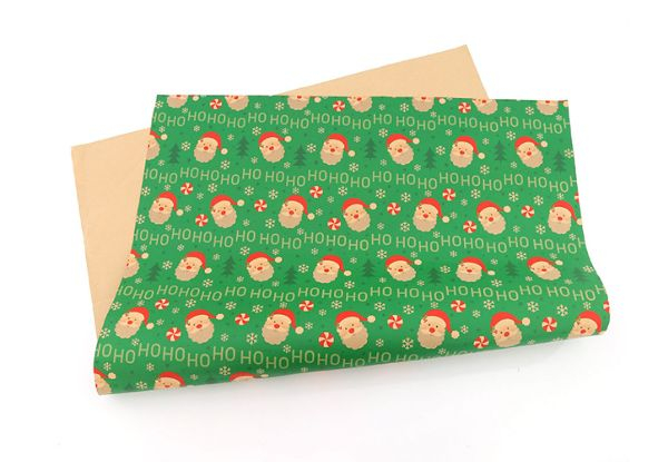 Six-Piece Christmas Wrapping Paper Rolls with Tags & Jute String - Option for Two-Set