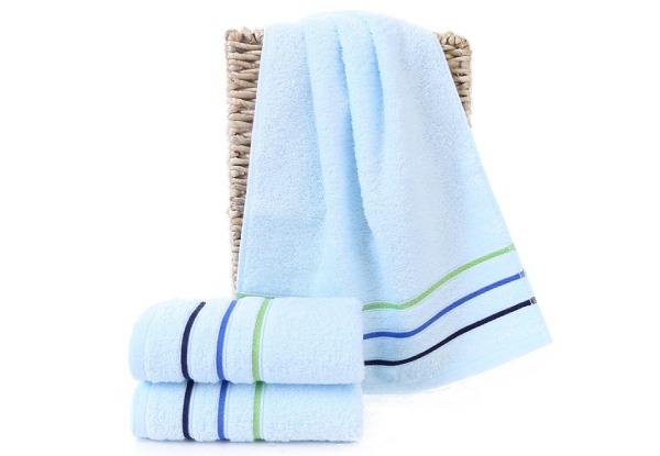 Cotton Towel Set Super Absorbent Soft & Thick - Seven Colours & Three Options Available
