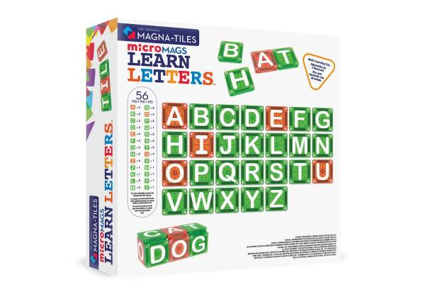 Magna-Tiles 56-Piece Learn Letters - Option for Two