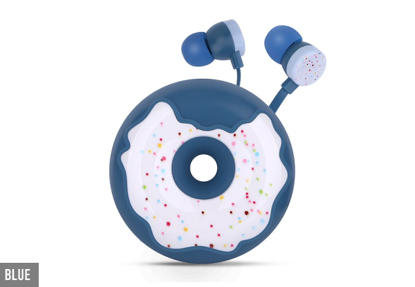 Doughnut Wired Earphones - Five Colours Available