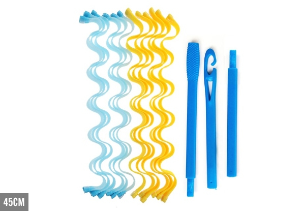 12-Piece Magic Hair Curlers - Three Sizes Available
