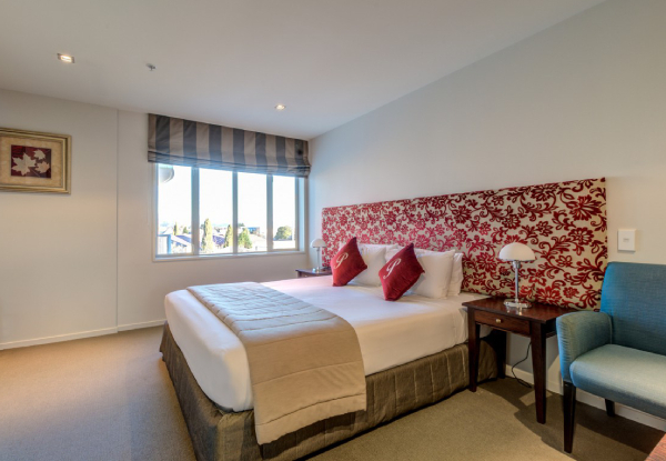 One-Night Four-Star Weekend Stay in a Superior Room for Two People at the Boutique Parkview on Hagley Hotel, Christchurch incl. Buffet Breakfast, Parking, WiFi, Early Check-In & Late Checkout - Options for Two Nights, Executive Room & for Midweek Stays