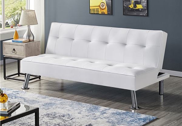 Convertible Futon Sofa Bed - Two Colours Available