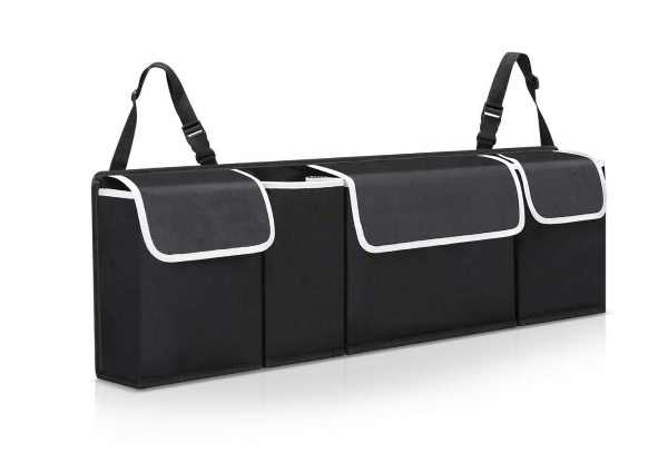 Water-Resistant Car Back Seat Storage Bag