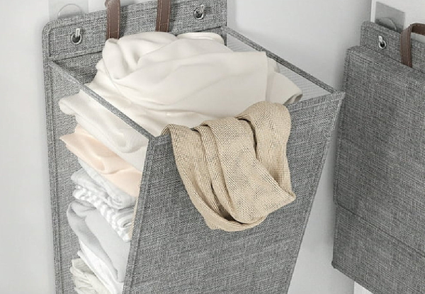 Foldable Laundry Basket Hamper - Available in Two Colours