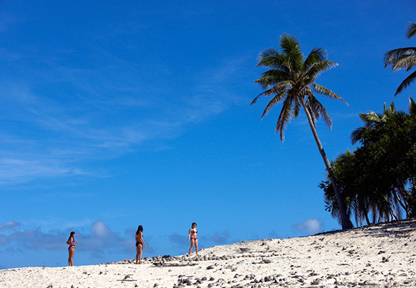 Per-Person Twin-Share Three-Night Blue Lagoon Cruise to the Spectacular Mamanuca & Yasawa Islands incl. Pre-Cruise Transfer, All Meals & Return Flights from Auckland to Nadi on Fiji Airways