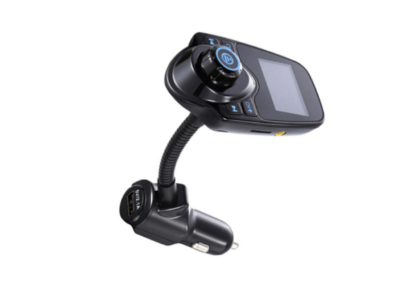 Bluetooth Car FM Audio Hands-Free Car Kit Adapter 1.44-Inch Display