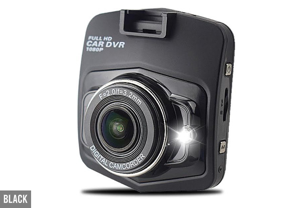Full HD 1080p Car DVR Dashcam - Two Colours Available