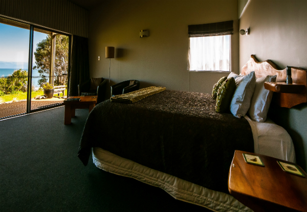 One-Night Luxury Coastal Road TranzAlpine Getaway to The Four-Star Gold Hallmark Breakers Boutique Seaside Accommodation for Two People incl. Rental Car Hire, WiFi & Breakfast - Option for Two Nights Available