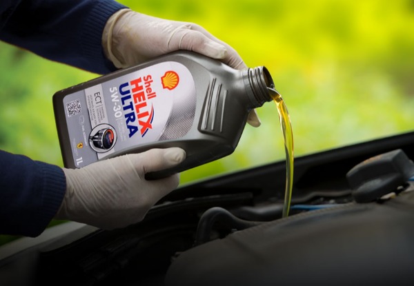 Premium Shell Helix Oil & Filter Change, 18-Point Safety Check & Wheel Alignment for a Standard Vehicle - 13 Locations Available