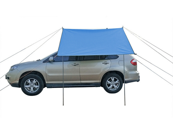 Car Awning Sun Shelter Tent - Available in Three Colours & Three Sizes