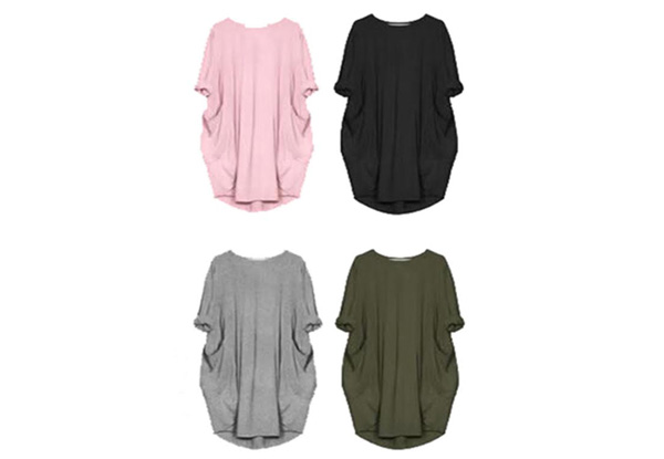 Comfy Casual Dress  - Four Colours & Five Sizes Available with Free Delivery