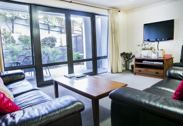 Two-Night 4.5-Star Central Queenstown Getaway for up to Four People in a Two-Bedroom Apartment incl. Parking, Early Check-In, Late Checkout & Continental Breakfast - Options for up to Five Nights - Midweek or Weekend Options