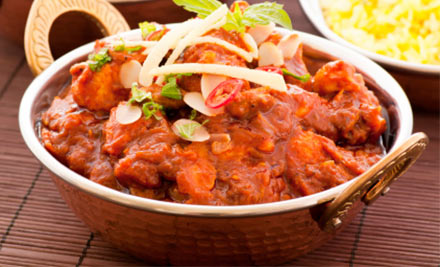 $28 for an Indian Lunch or Dinner for Two incl. Entrees, Main Curries, & Rice - Options for up to Ten People (value up to $279)