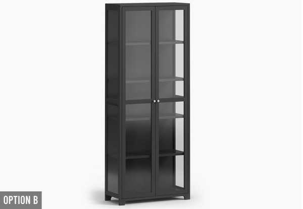 Lonna Steel Display Cabinet Range - Two Options Available