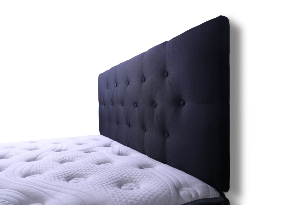 Fenland Adjustable Black Headboard - Four Sizes Available