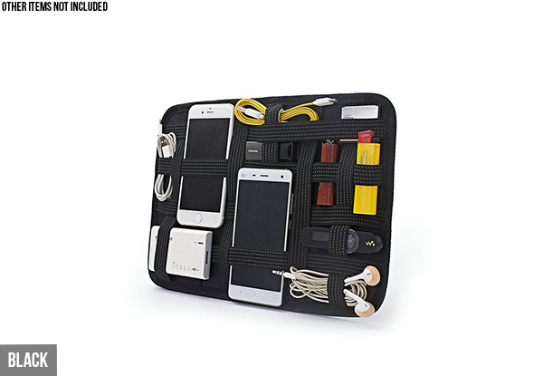 Elastic Accessories Organiser - Two Sizes & Three Colours Available