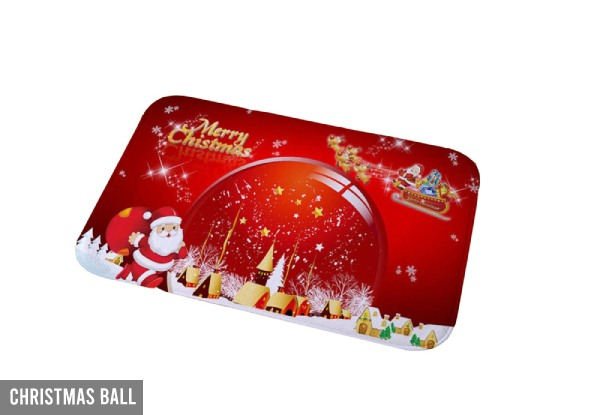 Anti-Slip Christmas Door Mat - Three Prints & Two Sizes Available & Option for Two-Pack