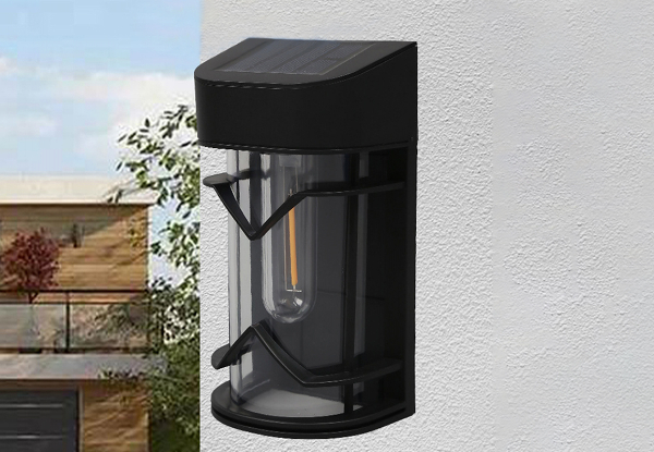 Outdoor Solar Wall Light - Option for Two