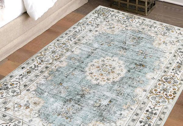 Marlow Soft Plush Vintage Floor Rug - Four Sizes Available