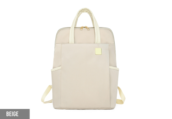 Laptop Backpack with Luggage Strap - Available in Four Colours
