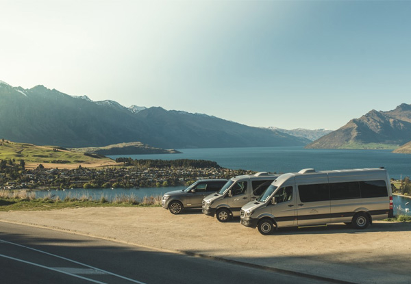Half-Day Best of Queenstown Sightseeing Tour incl. Shared Cheesboards & Wine Tasting, 30-Minute Scenic Boat Cruise on Lake Wakatipu & Central Queenstown Pick Up for One Person - Options for Two or Four People