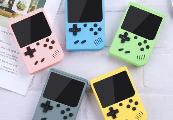 500 in 1 Handheld Gaming Console - Pink