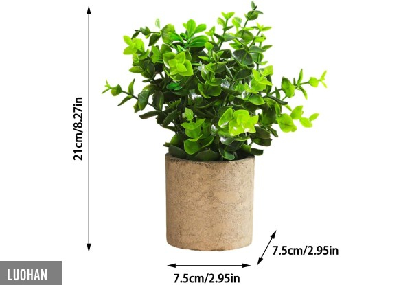 Mini Potted Artificial Plant - Three Options Available