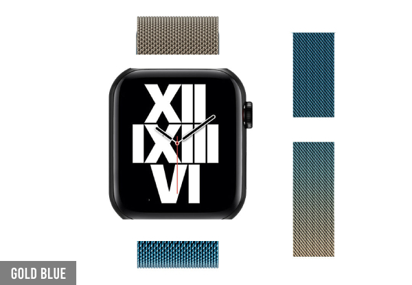 Stainless Steel Milanese Loop Watch Band - Available in Three Colours & Two Sizes
