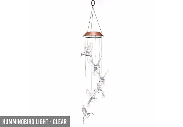 Solar-Powered Wind Chime Lights - Five Styles Available