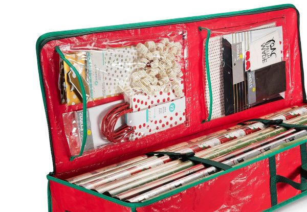 Paper Christmas Wrapping Storage Container - Available in Two Colours & Options for Two-Set