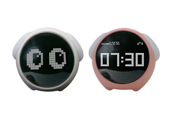 Cute Pixel Emoji Digital Clock - Two Colours Available