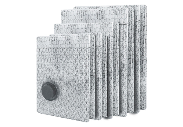 Twelve-Piece Travel Vacuum Storage Bags with Electric Pump Space Saver
