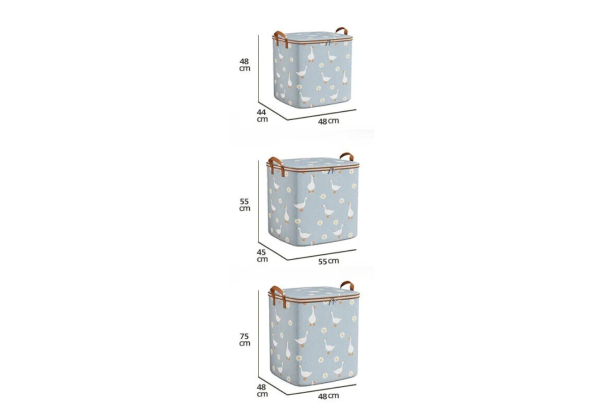 Foldable Water-Resistant Storage Bag Organiser - Available in Two Colours & Three Sizes