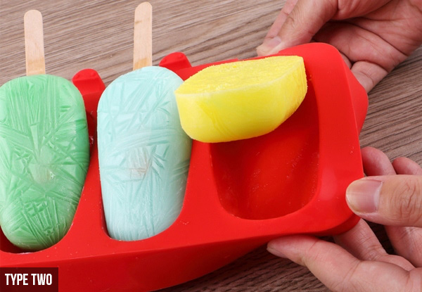 Silicone Ice Cream Mould - Four Options Available